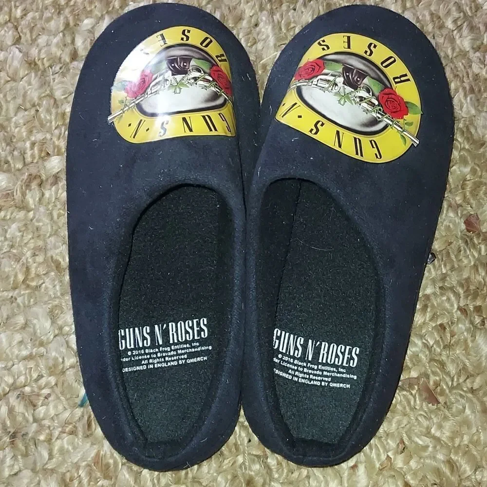 Guns N' Roses Slippers M 7/8